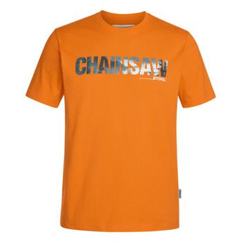 STIHL Футболка "Chainsaw" оранжевая XL